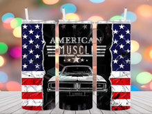 Load image into Gallery viewer, American Muscle Black Tumbler