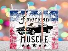 Load image into Gallery viewer, American Muscle White Tumbler