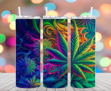 Load image into Gallery viewer, Colorful Marijuana Tumbler