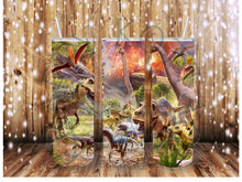 Load image into Gallery viewer, Dinosaurs Tumbler