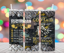 Load image into Gallery viewer, Electrician Tumbler