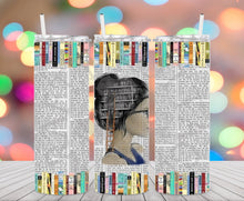Load image into Gallery viewer, Girl who loves to read Tumbler