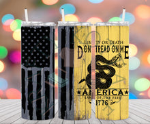 Load image into Gallery viewer, Liberty or Death Tumbler