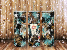 Load image into Gallery viewer, Skull Feather Tumbler