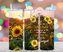 Load image into Gallery viewer, Sunflower Field Tumbler