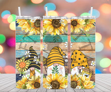 Load image into Gallery viewer, Sunflower Gnome Tumbler