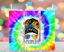 Load image into Gallery viewer, Tie-Dye Mom Life Tumbler