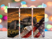 Load image into Gallery viewer, Trucker Sunset Tumbler