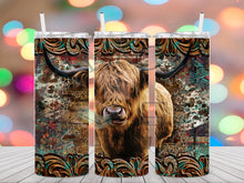 Load image into Gallery viewer, Western Highland Cow Tumbler
