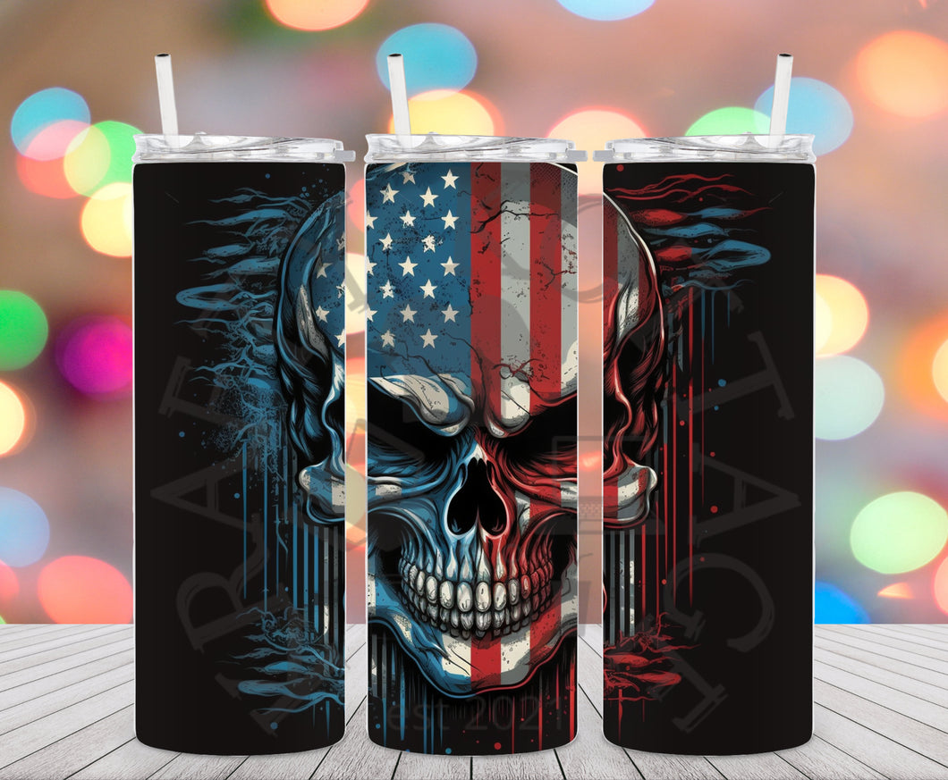 American Skull Tumbler