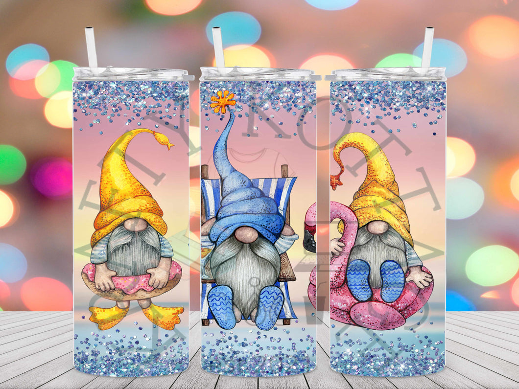 Beach Gnomes Tumbler