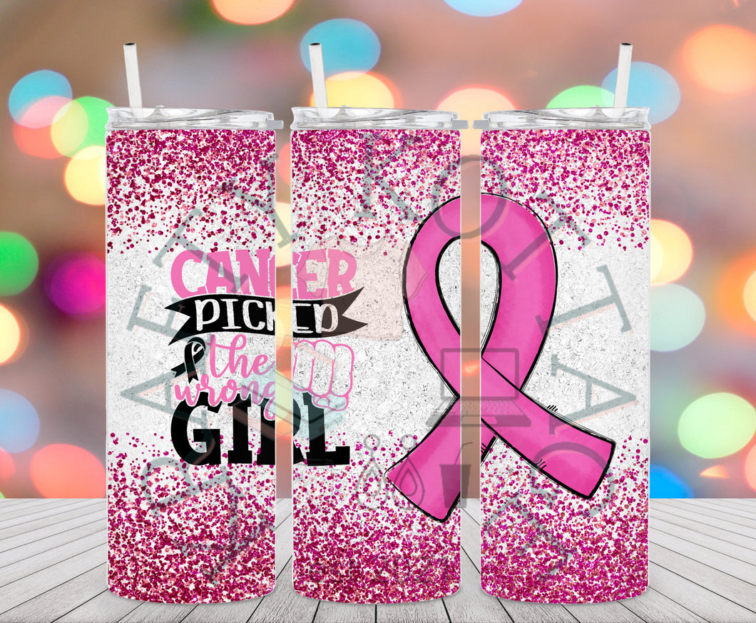 Cancer Girl Tumbler