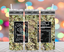 Load image into Gallery viewer, Cannabis Nutrition Tumbler
