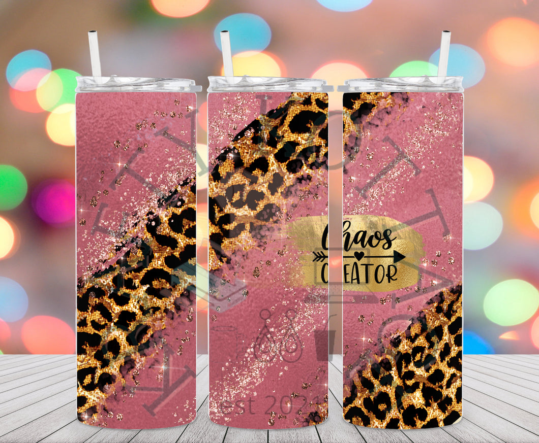 Chaos Creator Pink Tumbler