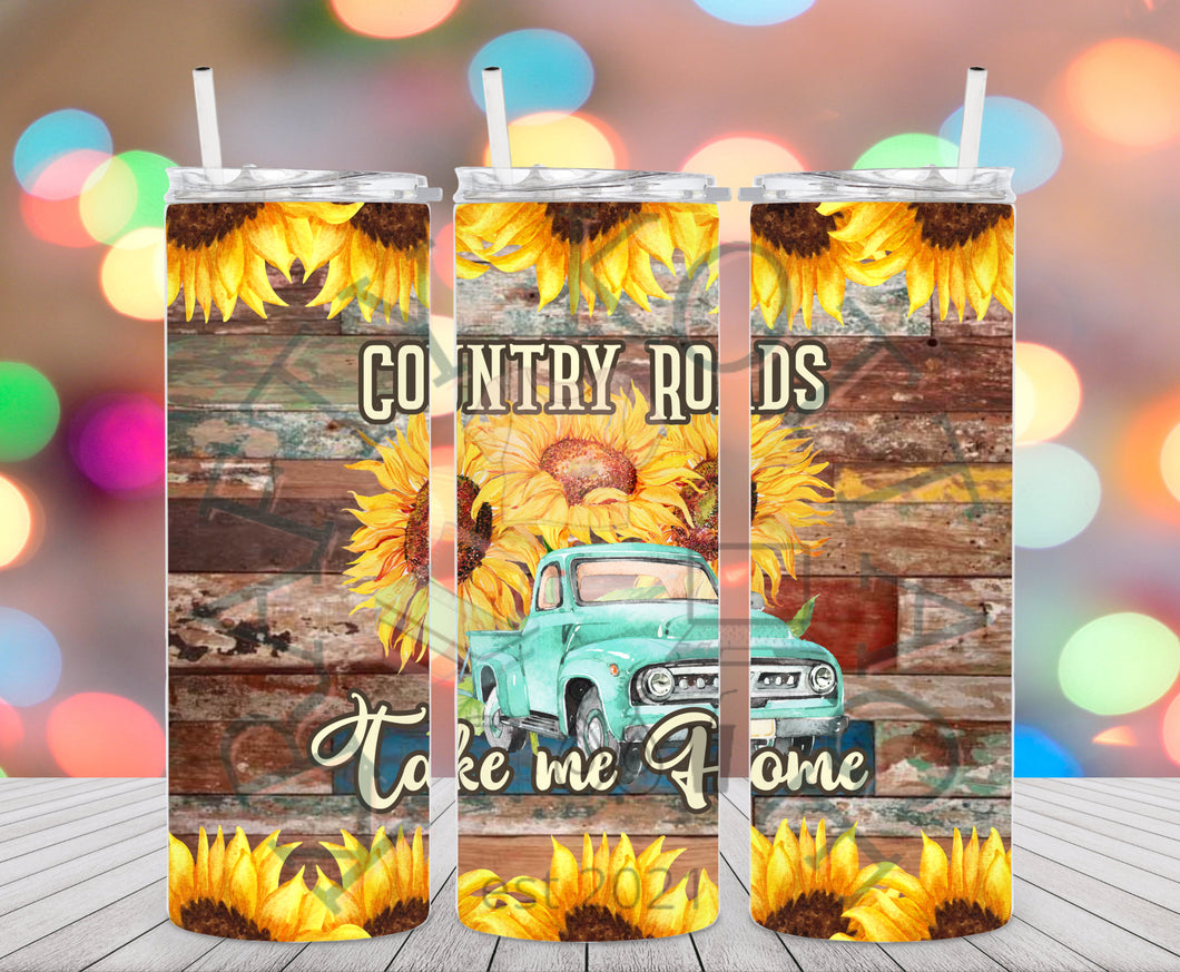 Country Roads Tumbler