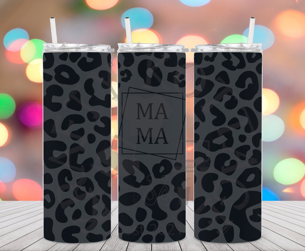 Dark Grey Mama Tumbler